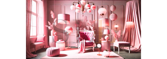 Transformez votre intérieur avec des luminaires et du mobilier rose pantone